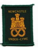 NEWCASTLE UNDER-LYME (Pale gold closed o/l 38 x 50)